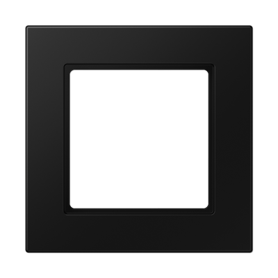 Рамка 1-ая, цвет матовый черный Jung A550 A5581BFSWM