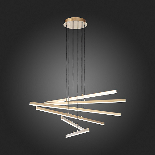 Светильник подвесной 102 см, 100W 4000K ST LUCE BASONI SL394.223.06 Матовое золото