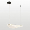 Линейно-подвесной светильник 50*35-150 см, 1*LED, 13W, 4000K, Lussole Calvert LSP-7366, черный