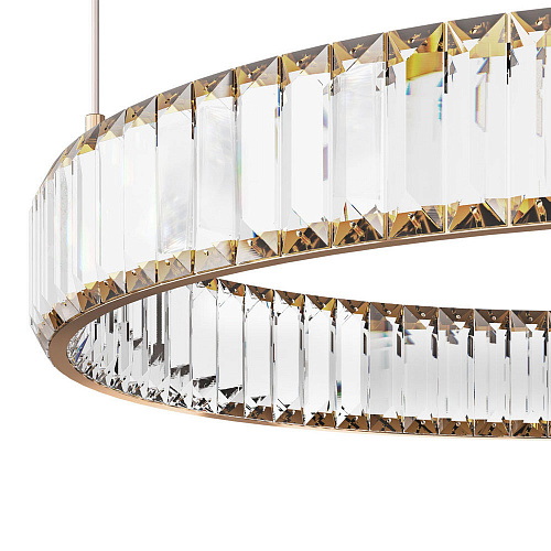 Подвесной светильник LED 58W 3000К 10135/800 Gold золото Crystal ring LOFT IT