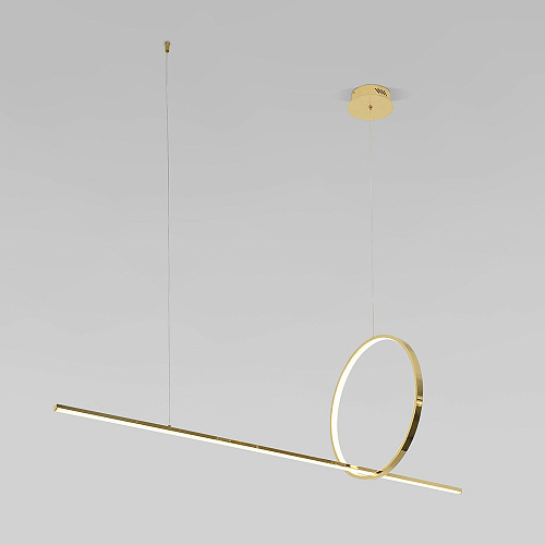 Светильник 121*40*120 см, LED*35.5W, 4200 К, Eurosvet Mist 90266/1, золото