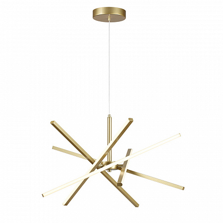 Подвесной светильник LED 60W 4000К 6564/60L золото Parker Lumion