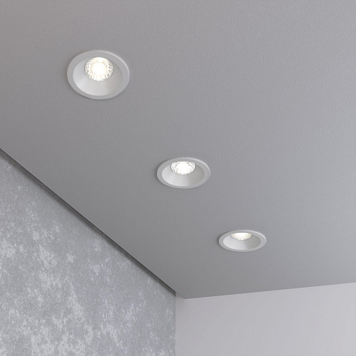 Встраиваемый светодиодный светильник 7W 4200K белый Elektrostandard Lin 15266/LED