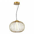 Светильник подвесной LED 1*10W 3000K SL6124.203.01 золотистый Slice ST-Luce