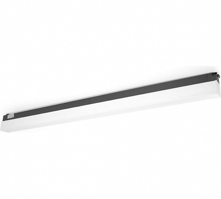 Трековый однофазный светодиодный линейный светильник FERON al120 RetailRay на шинопровод 60w 6500k 160 градусов черный, 48573
