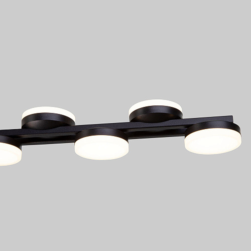 Подвесной светодиодный светильник 52W 3000К a068076 черный 90332/17 Tapioca Eurosvet