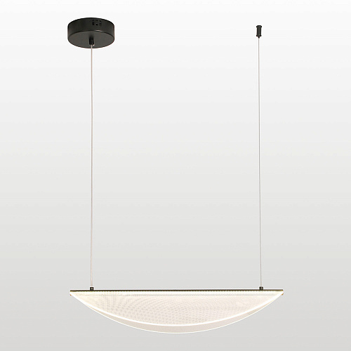 Линейно-подвесной светильник 50*35-150 см, 1*LED, 13W, 4000K, Lussole Calvert LSP-7366, черный