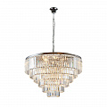 Подвесная люстра Divinare Nova 3001/02 LM-16, диаметр 100 см, хром