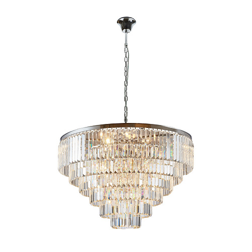 Подвесная люстра Divinare Nova 3001/02 LM-16, диаметр 100 см, хром