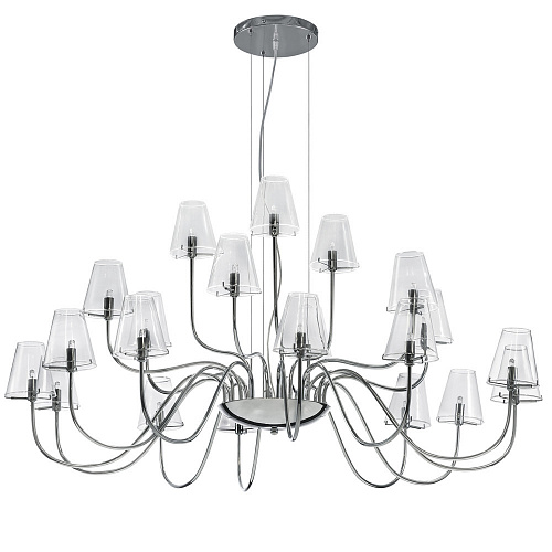 Люстра Диаметр 120 см Lightstar Diafano 758214 Хром