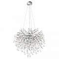 Подвесная люстра 10*G9 10376/600 серебро Drops LOFT IT