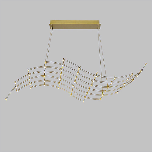 Подвесной светодиодный светильник 41,5W 3000K 7058/45L золотой Welkin Odeon Light