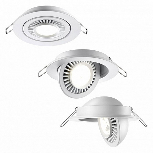Светильник точечный LED 4000K 9W Novotech Gesso 358815