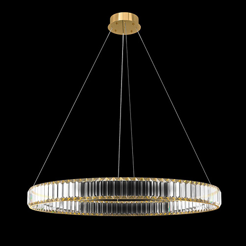 Подвесной светильник LED 58W 3000К 10135/800 Gold золото Crystal ring LOFT IT