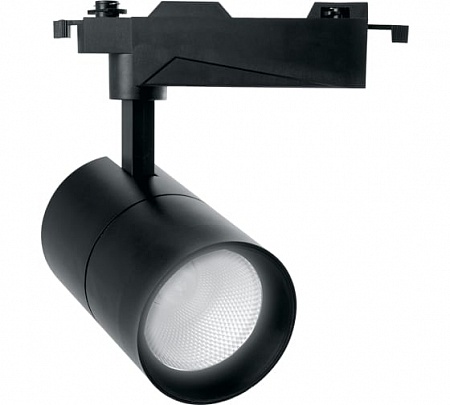 Светодиодный светильник трековый однофазный 30w 4000k, 35 градусов, FERON al103 черный с индексом цветопередачи 90ra серия truecolor , 48942