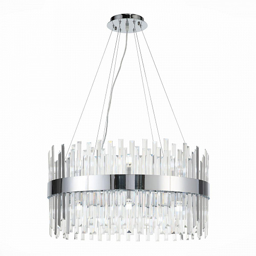 Люстра подвесная 18*G9 SL1160.103.18 хром/прозрачный Bafo ST-Luce