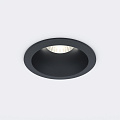 Встраиваемый светодиодный светильник Elektrostandard 7W 3000K BK черный 15266/LED