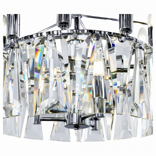 Подвесная люстра Maytoni Puntes MOD043PL-12CH, диаметр 68 см, хром