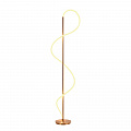 Светодиодный напольный светильник 30W 3000K A2850PN-35PB медь Klimt Arte Lamp