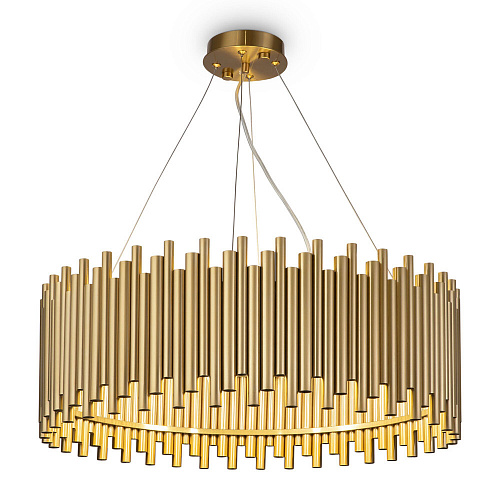 Люстра подвесная Maytoni Coliseo MOD135PL-08BS, диаметр 60 см, латунь