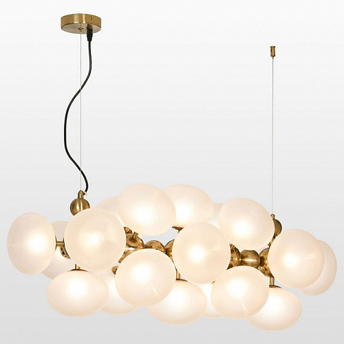 Люстра Lussole LSP-8650, 90*45 см, матовое золото