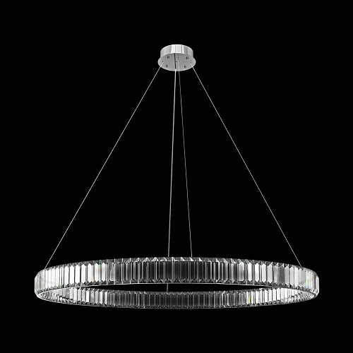 Подвесной светильник LED 73W 3000К 10135/1000 Chrome хром Crystal ring LOFT IT