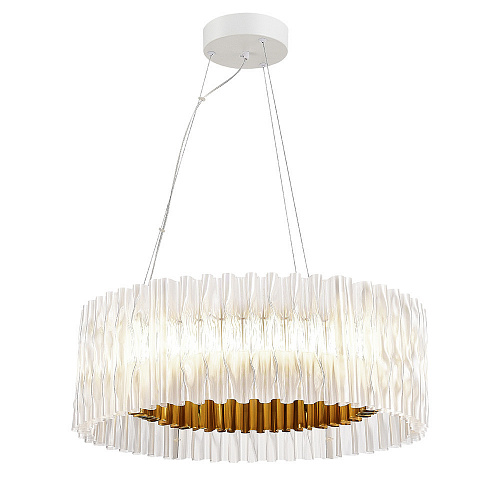 Светильник подвесной LED 64W SL6012.203.01 золотистый/прозрачный Nazare ST-Luce