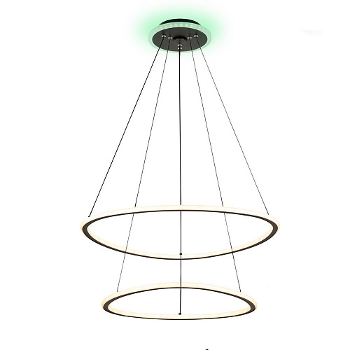 Люстра подвесная с пультом 135W 3000К-5500К CL215B061E черный Trio Citilux