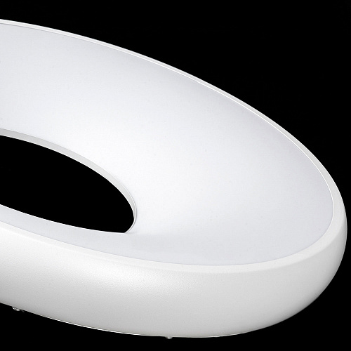 Подвесной светильник 50*35-160 см, 1*LED, 60W, 3000K, Lussole Crook LSP-7363, белый
