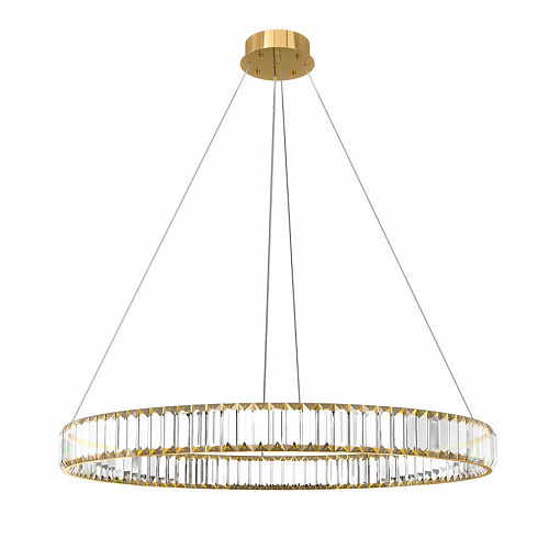 Подвесной светильник LED 58W 3000К 10135/800 Gold золото Crystal ring LOFT IT