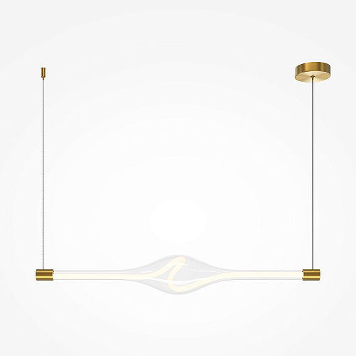Подвесной светодиодный светильник 23W 3000K MOD290PL-L23BS3K латунь Loop Modern Maytoni