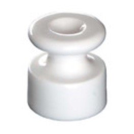  Изолятор Bironi керамика белый (50 штук в упаковке)