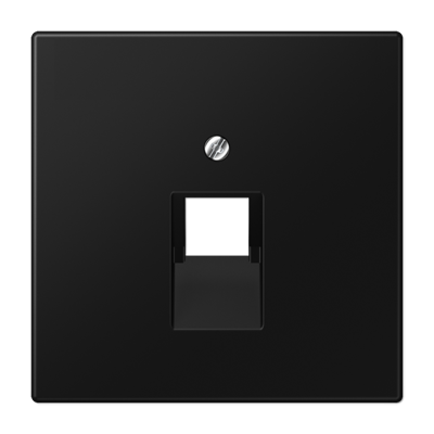 Накладка для комп. розетки JUNG LS 990 , цвет матовый черный LS969-1UASWM