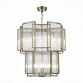 Люстра подвесная 8*E14 SL1234.103.08 никель/прозрачный Cosenza ST-Luce