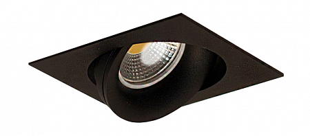 Встраиваемый поворотный светильник под сменную Donolux DL18412/01TSQ Black