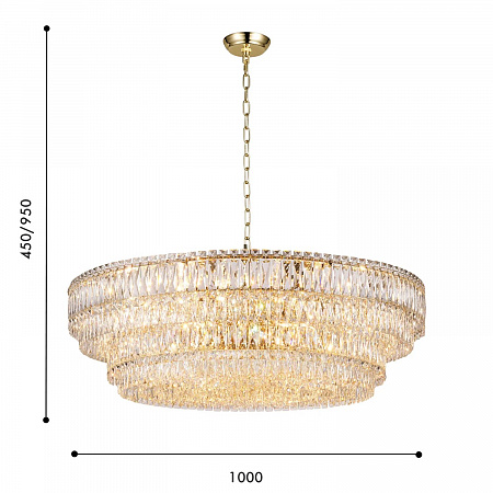Подвесная люстра Favourite Adamas E14 40W 4781-24P