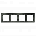 Рамка пластиковая 4-постовая Voltum S70 титан VLS100406