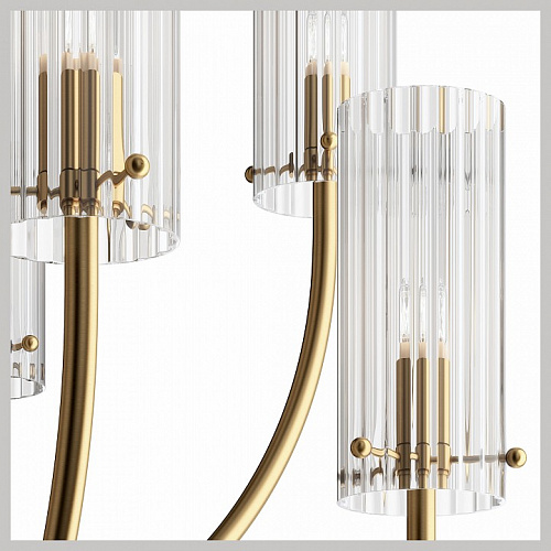 Люстра на штанге 73см Maytoni Arco MOD223PL-08BS