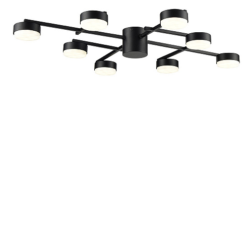Люстра потолочная 8*GX53 8186/8C черный Comfi Dabra Lumion