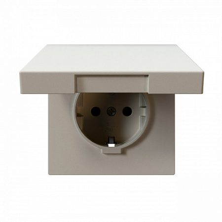 Розетка с заземлением и крышкой Jasmart FD 16А IP44, сахара FD5505SH