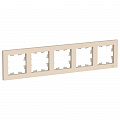 Рамка 5 постов бежевый AtlasDesign ATN000205