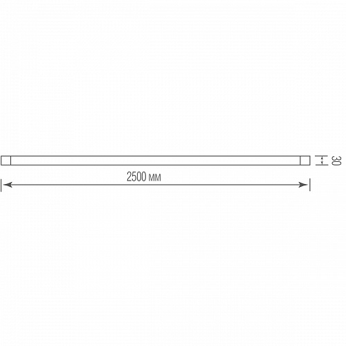 Трековый светодиодный светильник Donolux Round Line Tuba 35W 4000K DL20356NW35B