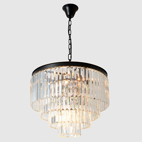 Люстра 6*Е14 MAXIME SP6 BLACK чёрный Crystal Lux