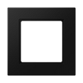 Рамка 1-ая, цвет матовый черный Jung A550 A5581BFSWM