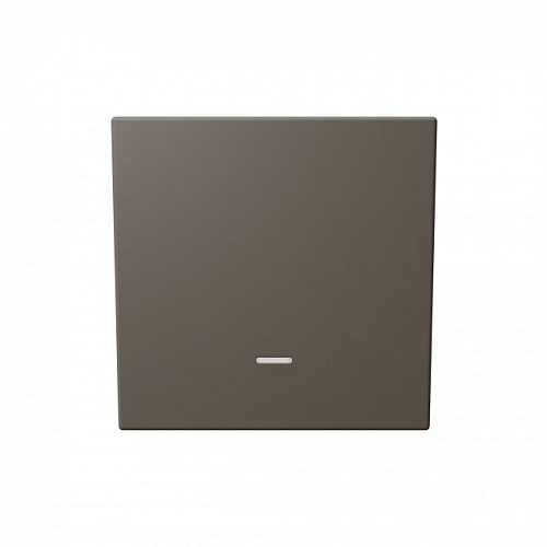 Jasmart FD Матовый тауп (soft touch) Выключатель 1-кл проходной с подсветкой 10A 250V~