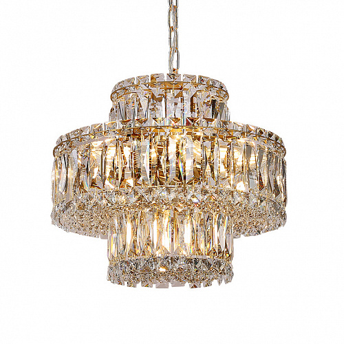 Подвесная люстра Newport 8458+3/C gold
