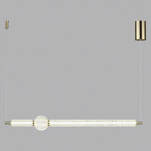 Подвесной светодиодный светильник 28W 4000K 5008/28L золото Crystal Odeon Light