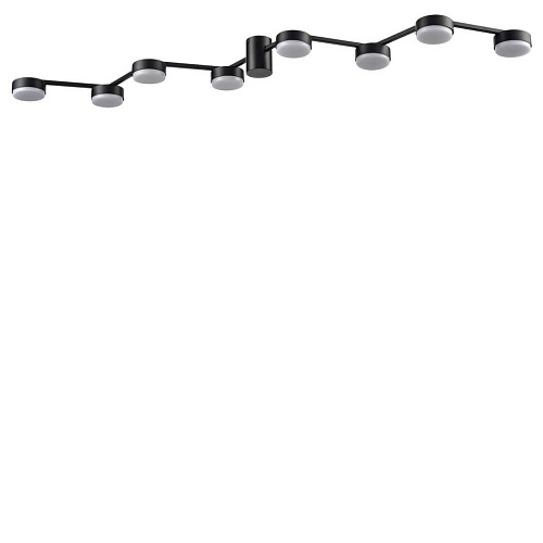 Люстра потолочная 8*GX53 8187/8C черный Comfi Dabra Lumion