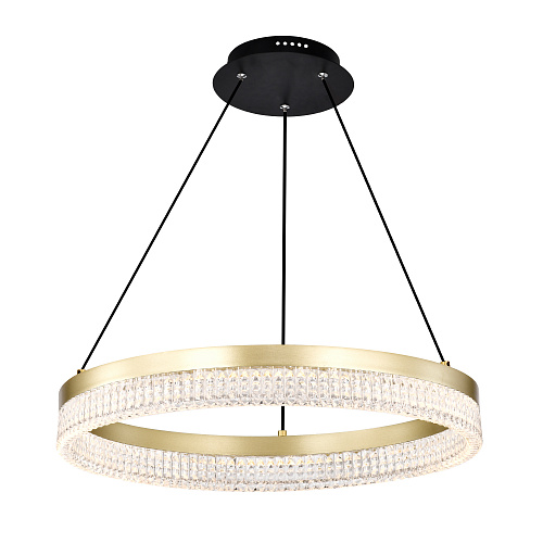 Люстра подвесная 51W 3000K 736181 черный/латунь Rotonda Lightstar