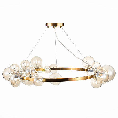 Светильник подвесной 24*G4 SL1165.303.24 бронза/коньячный Necton ST-Luce